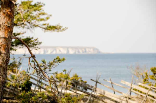 Utsikt över havet från Djupvik